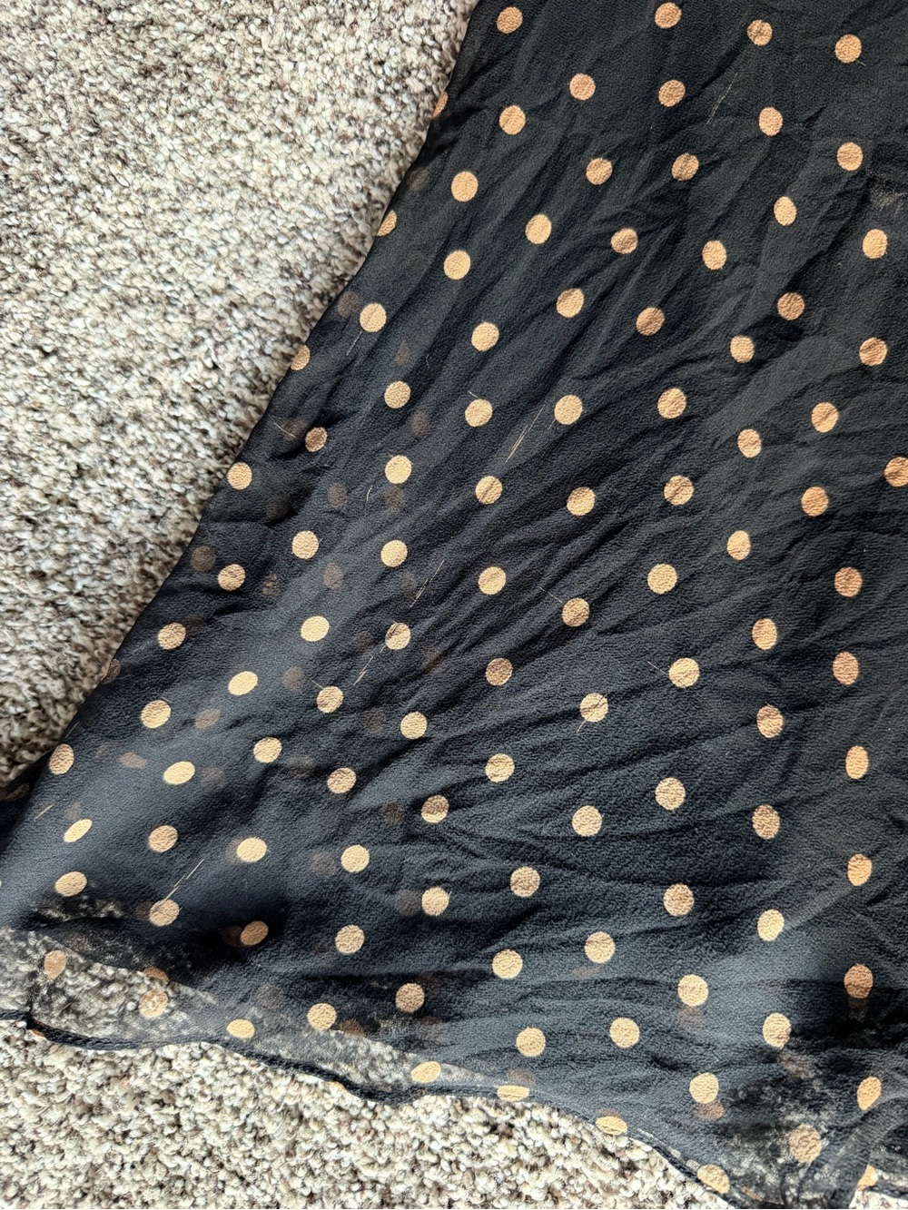 Vintage Betsey Johnson New York Polka Dot Skirt & Chartreuse Top Set SM/4 - Picture 7 of 10
